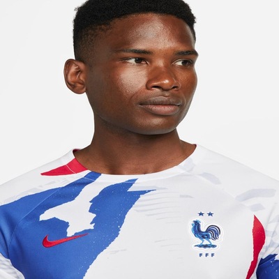 Camiseta França Nike  Pré-Jogo - Masculina - Foto 3