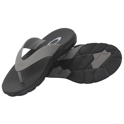 Chinelo Oakley Banks Jet Black - Masculino - Foto 2