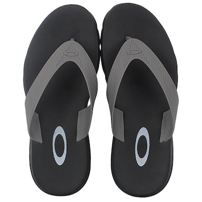 Chinelo Oakley Banks Jet Black - Masculino - Foto 4
