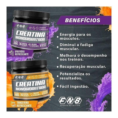 Creatina Monohidratada Pro 3.0 FNb - Uva - 300g - Foto 2