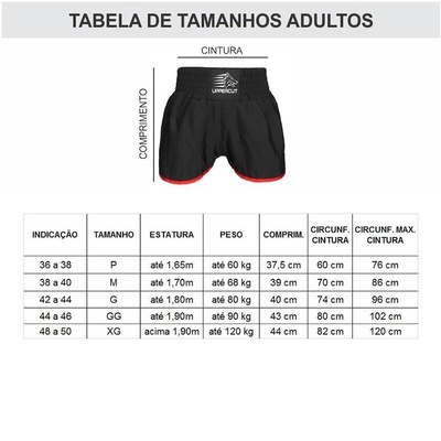 Calção Uppercut Muay Thai Premium - Unissex - Foto 3