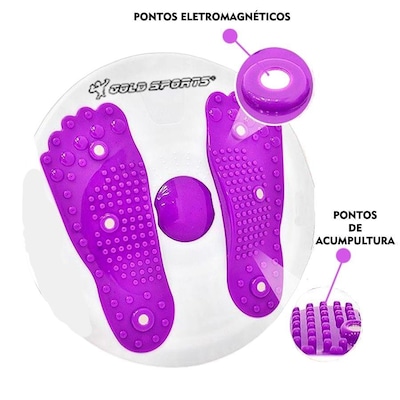 Disco de Equilíbrio Gold Sports com Alças para Exercícios Twister - Foto 3