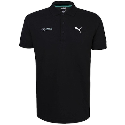 Camisa Polo Puma Mercedes-AMG Petronas Fórmula1 Essential - Masculina - Foto 1