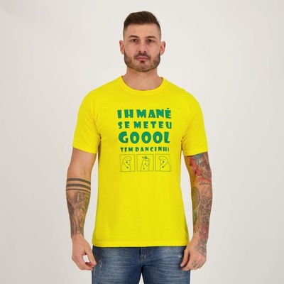 Camiseta Futfanatics Brasil Dancinha do Hexa - Masculina - Foto 1