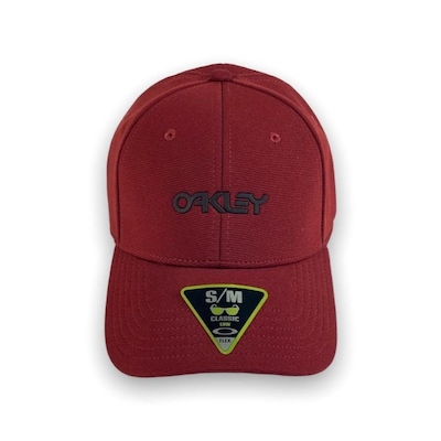 Boné Oakley 6 Panel Stretch Metallic - Fechado - Adulto - Foto 1