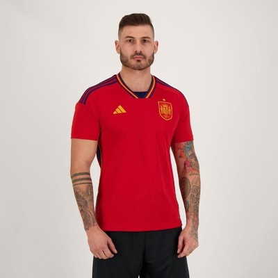 Camisa 1 da Espanha 22 adidas - Masculina - Foto 2