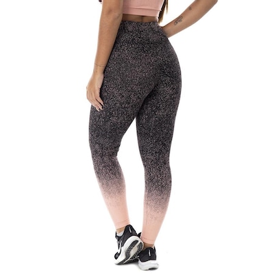 Calça Legging Orbis Fitness Cintura Alta Jacquard Degrade - Feminina - Foto 4
