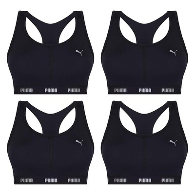 Kit Top Fitness Puma Nadador com Bojo - Feminino - 4 unidades - Foto 1