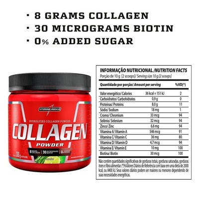 Collagen Powder Integralmédica - 300g - Foto 2