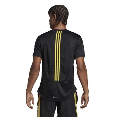 Camiseta adidas Treino Aeroready Hiit Back 3-Stripes - Masculina - Foto 2