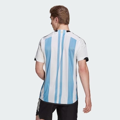 Camisa adidas Argentina 1 Copa Do Mundo 2022 - Masculina - Foto 4