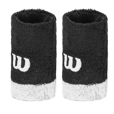Par de Munhequeira Wilson Wristband Duplo Color Longa - Foto 2