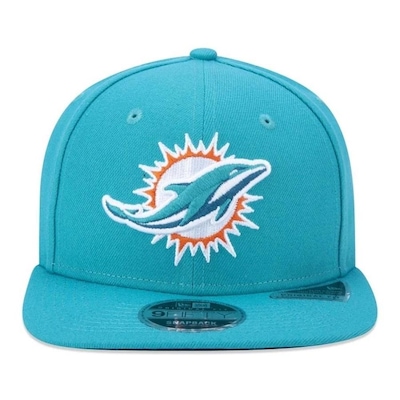 Boné Aba Reta New Era 9Fifty Original Fit Nfl Miami Dolphins - Snapback - Adulto - Foto 3