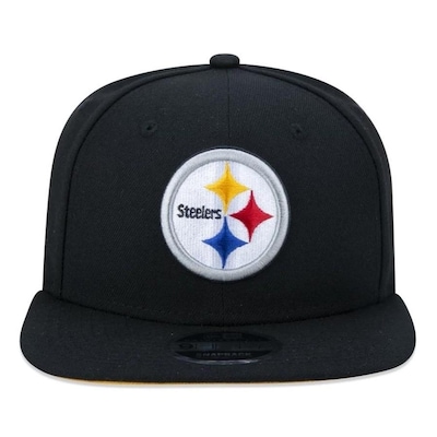 Boné Aba Reta New Era Pittsburgh Steelers 950 Team - Snapback - Adulto - Foto 3