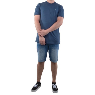 Camiseta Masculina Hurley Manga Curta Silk Mini Icon - Foto 5