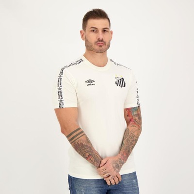 Camisa Umbro Santos Concentração 2022 - Masculina - Foto 2