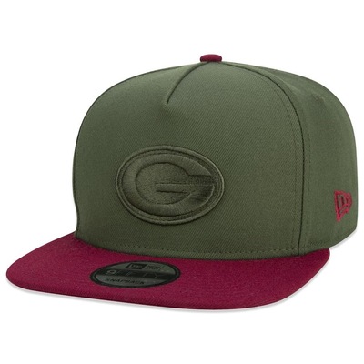 Boné Aba Reta New Era 9Fifty Original Fit A-Frame Nfl Green Bay Packers Classic - Snapback - Adulto - Foto 1