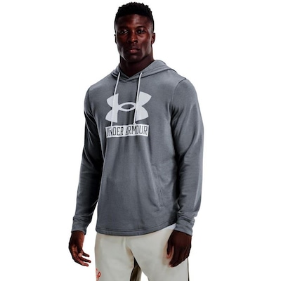 Blusão de Moletom com Capuz Under Armour Rival Terry Logo - Masculino - Foto 1