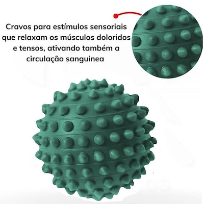 Bola Gold Sports Exercitadora Fisioterapia - 10cm - Foto 2
