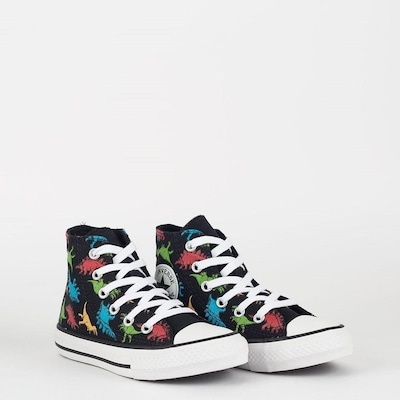 Tênis Converse Chuck Taylor All Star Kids Hi Dinoverse - Infantil - Foto 2