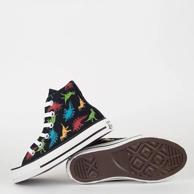 Tênis Converse Chuck Taylor All Star Kids Hi Dinoverse - Infantil - Foto 3