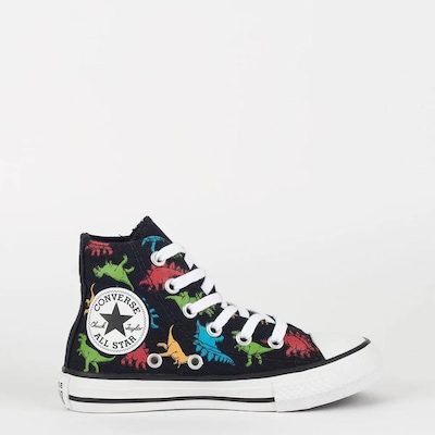 Tênis Converse Chuck Taylor All Star Kids Hi Dinoverse - Infantil - Foto 1