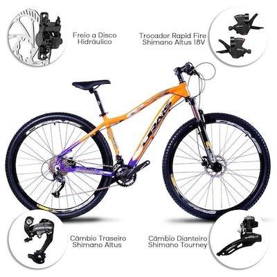 Bicicleta Drais Chillout - Aro 29 - Freio a Disco - Câmbio Shimano - 18V - Adulto - Foto 3