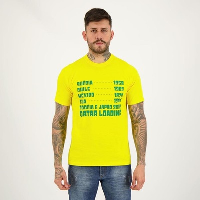 Camisa Futfanatics Brasil Copas - Masculina - Foto 1