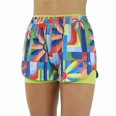 Shorts Alto Giro 3 Em 1 - Feminino - Foto 3