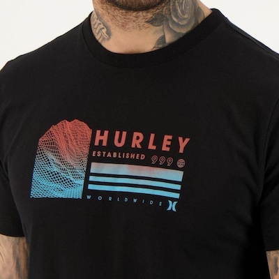 Camiseta Hurley Spectro - Masculina - Foto 4