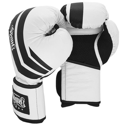 Luva de Boxe e Muay Thai Spank - Branca - Foto 2