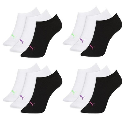 Kit de Meias Sapatilha Puma - Feminina - 12 Pares - Foto 1