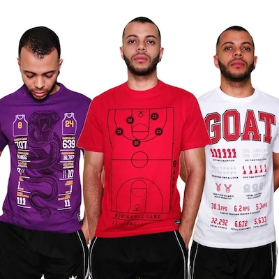 Kit Camisas Wunder Basket Comemorativa com 3 Unidades - Masculina - Foto 1