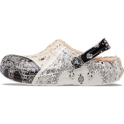 Sandália Crocs Classic Lined Bandana Clog Chai - Unissex - Foto 3