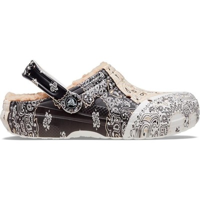 Sandália Crocs Classic Lined Bandana Clog Chai - Unissex - Foto 1