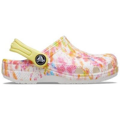 Sandália Crocs Classic Tie Dye Graphic Kidst - Infantil - Foto 1