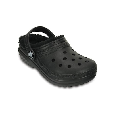 Sandália Crocs Classic Lined Clog - Infantil - Foto 2