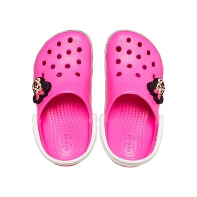 Sandália Crocs Fun Lab Minnie Mouse Band Clog Electric - Infantil - Foto 5