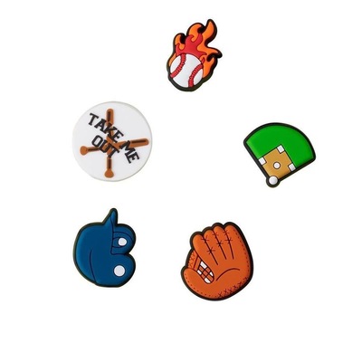 Jibbitz Crocs Baseball Pack - 5 unidades - Foto 1
