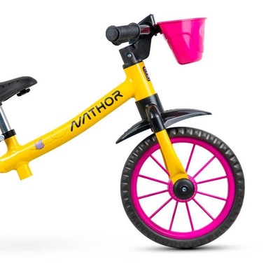 Bicicleta do Equilíbrio Nathor Balance Bike Garden - Sem Freio - Infantil - Foto 2