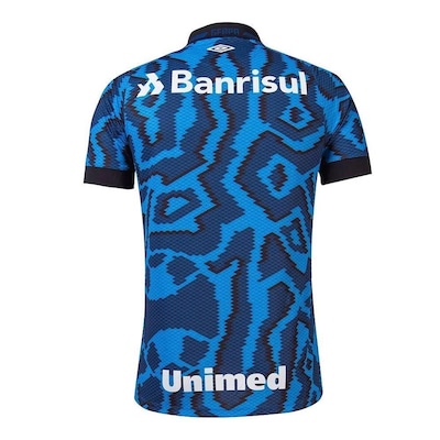 Camiseta do Grêmio Umbro  Of 3 2021 Atleta (S/N) - Masculina - Foto 2