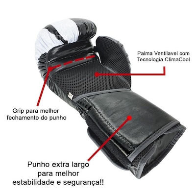 Luva de Boxe e Muay Thai CONFY Spank - Adulto - Foto 2