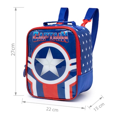 Kit Mochila de Rodinha Polo One - 20 Litros + Lancheira + Estojo Menino - Foto 3