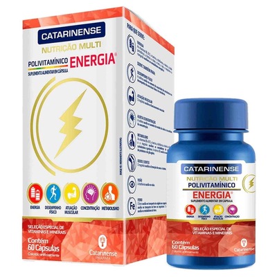 Polivitamínico Energia Catarinense Pharma - 60 cps - Foto 1