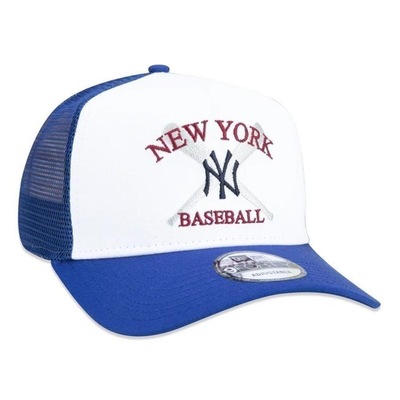 Boné Aba Curva New Era 9Forty A-Frame Trucker Mlb New York Yankees Core - Snapback - Adulto - Foto 4