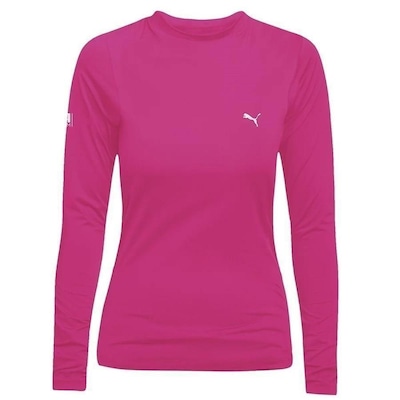Camisa Térmica Puma UV50+ Manga Longa - Infantil - Foto 1