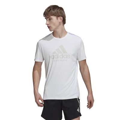 Camiseta adidas Grafica Running - Masculina - Foto 1