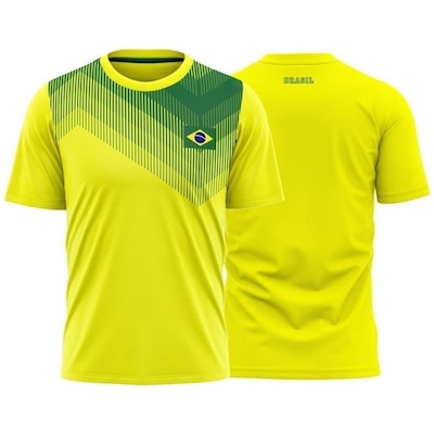 Camisa de Brasil Braziline Regia - Masculina - Foto 3