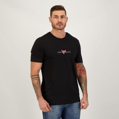 Camiseta New Era NBA Chicago Bulls Classic - Masculina - Foto 2