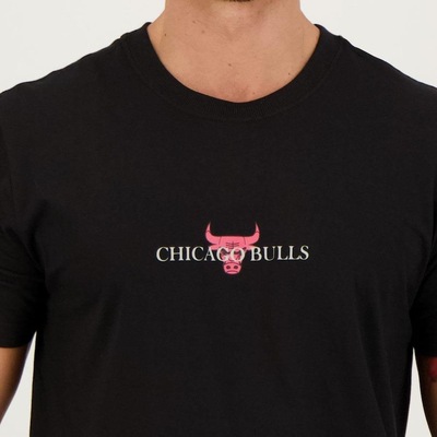 Camiseta New Era NBA Chicago Bulls Classic - Masculina - Foto 4